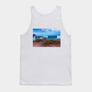 Beach Huts Hengistbury Head Dorset England UK Tank Top